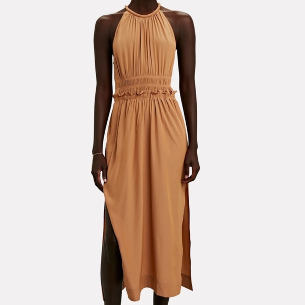 A.L.C caramel silky dress